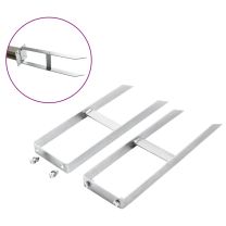  Grondpinnen voor HKC schutting 2 st 40 cm staal