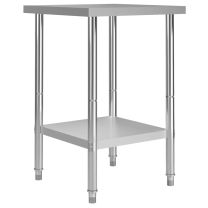  Keukenwerktafel 60x60x85 cm roestvrij staal