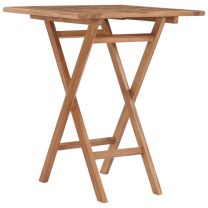  Tuintafel inklapbaar 60x60x75 cm massief teakhout