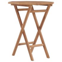  Tuintafel inklapbaar 60x60x75 cm massief teakhout