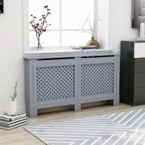  Radiatorombouw 152x19x81,5 cm MDF antraciet
