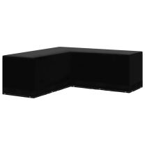  Tuinmeubelhoes L-vormig 12 oogjes 250x250x90 cm
