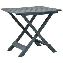  Tuintafel inklapbaar 79x72x70 cm kunststof groen