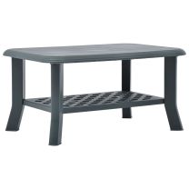  Salontafel 90x60x46 cm kunststof groen