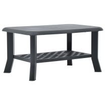  Salontafel 90x60x46 cm kunststof antraciet