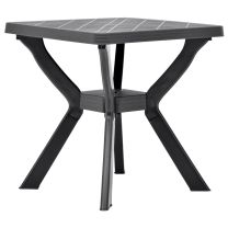  Bistrotafel 70x70x72 cm kunststof antraciet