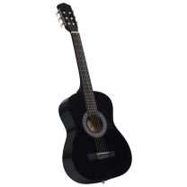  Gitaar klassiek beginner en kinderen 3/4 36" zwart