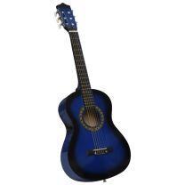  Gitaar klassiek beginner en kinderen 1/2 34" blauw