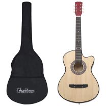  12-delige Gitaarset cutaway met 6 snaren western akoestisch 38"
