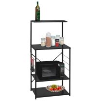 Magnetronkast 60x39,6x123 cm spaanplaat zwart