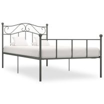  Bedframe metaal grijs 100x200 cm