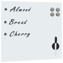  Magneetbord voor aan de wand 40x40 cm glas