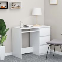 Bureau 90x45x76 cm spaanplaat wit