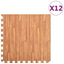  Vloermatten 12 st 4,32  EVA-schuim houtnerfprint