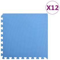  Vloermatten 12 st 4,32  EVA-schuim blauw