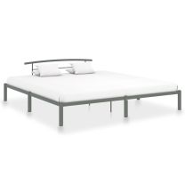  Bedframe metaal grijs 180x200 cm