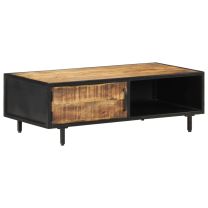  Salontafel 105x50x35 cm ruw mangohout