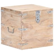  Opbergkist 40x40x40 cm massief acaciahout