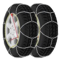  Sneeuwkettingen 2 st 16 mm SUV 4x4 maat 450