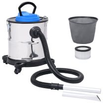  Asstofzuiger met HEPA filter 1200 W 20 L roestvrij staal