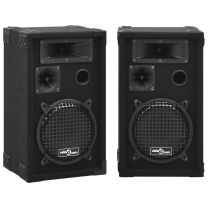  Hifi-podiumluidsprekers 2 st passief professioneel 800 W zwart