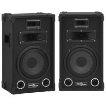  Hifi-podiumluidsprekers 2 st passief professioneel 800 W zwart