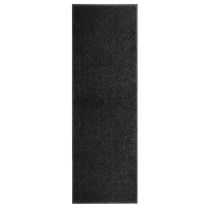  Deurmat wasbaar 60x180 cm zwart