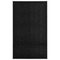  Deurmat wasbaar 90x150 cm zwart