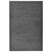  Deurmat wasbaar 60x90 cm antraciet