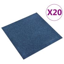  Tapijttegels 20 st 5 m 50x50 cm donkerblauw