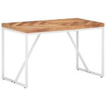  Eettafel 120x60x76 cm massief acaciahout en mangohout