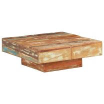  Salontafel 80x80x28 cm massief gerecycled hout