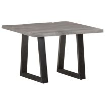  Salontafel met natuurlijke randen 60x60x40 cm acaciahout