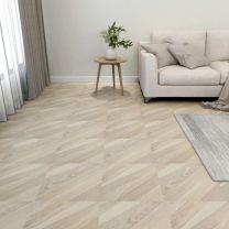  Vloerplanken zelfklevend 55 st 5,11 m PVC gestreept beige
