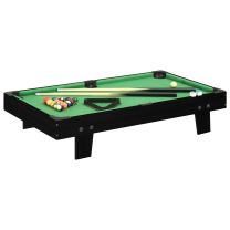  Minipooltafel 3 Feet 92x52x19 cm zwart en groen
