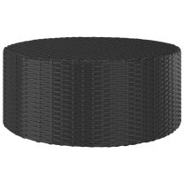  Theetafel 68x68x30 cm poly rattan zwart