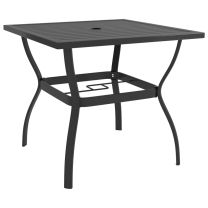  Tuintafel 81,5x81,5x72 cm staal antraciet
