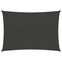  Zonnezeil 160 g/m 2,5x3,5 m HDPE antracietkleurig