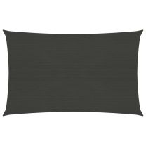  Zonnezeil 160 g/m 2,5x4 m HDPE antracietkleurig