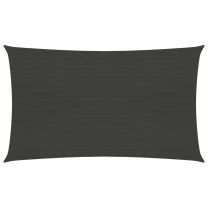  Zonnezeil 160 g/m 3,5x5 m HDPE antracietkleurig