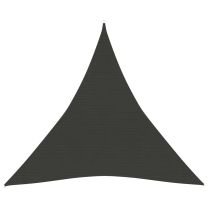  Zonnezeil 160 g/m 4,5x4,5x4,5 m HDPE antracietkleurig