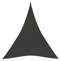  Zonnezeil 160 g/m 5x6x6 m HDPE antracietkleurig
