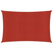  Zonnezeil 160 g/m 2x4,5 m HDPE rood
