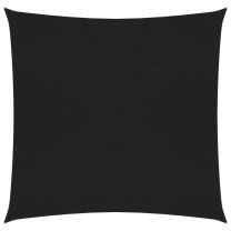  Zonnezeil 160 g/m 4,5x4,5 m HDPE zwart
