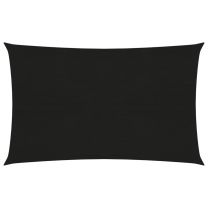  Zonnezeil 160 g/m 2x4 m HDPE zwart