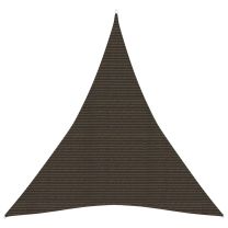  Zonnezeil 160 g/m 3x4x4 m HDPE bruin