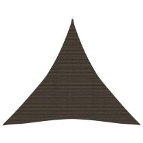  Zonnezeil 160 g/m 5x5x5 m HDPE bruin