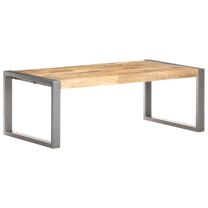  Salontafel 110x60x40 cm massief hout met sheesham afwerking