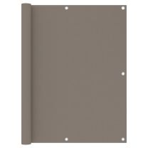  Balkonscherm 120x400 cm oxford stof taupe
