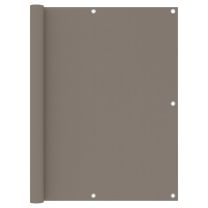  Balkonscherm 120x500 cm oxford stof taupe